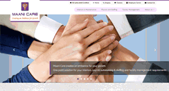 Desktop Screenshot of maanicare.com